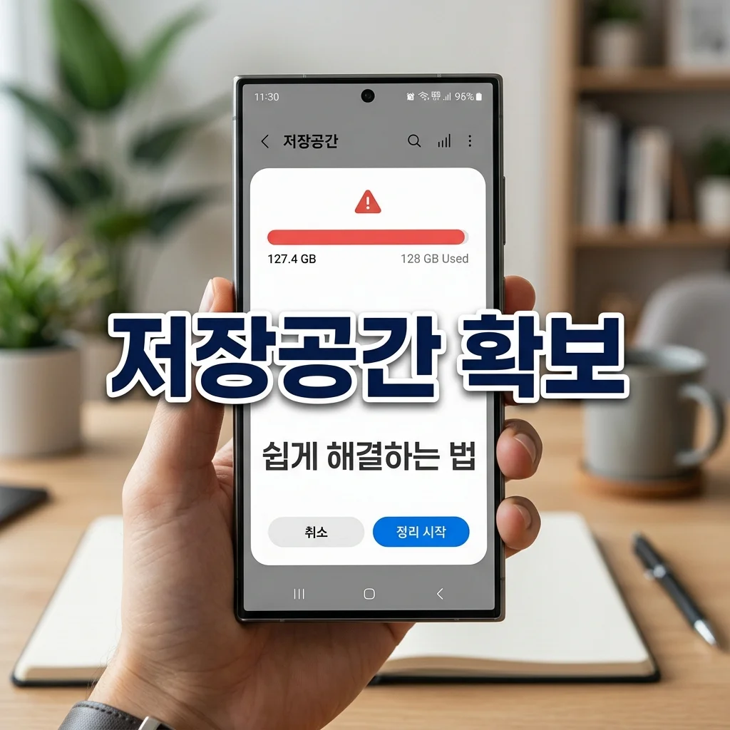 스마트폰 저장공간 부족 해결하는 가장 쉬운 방법 5가지 정리