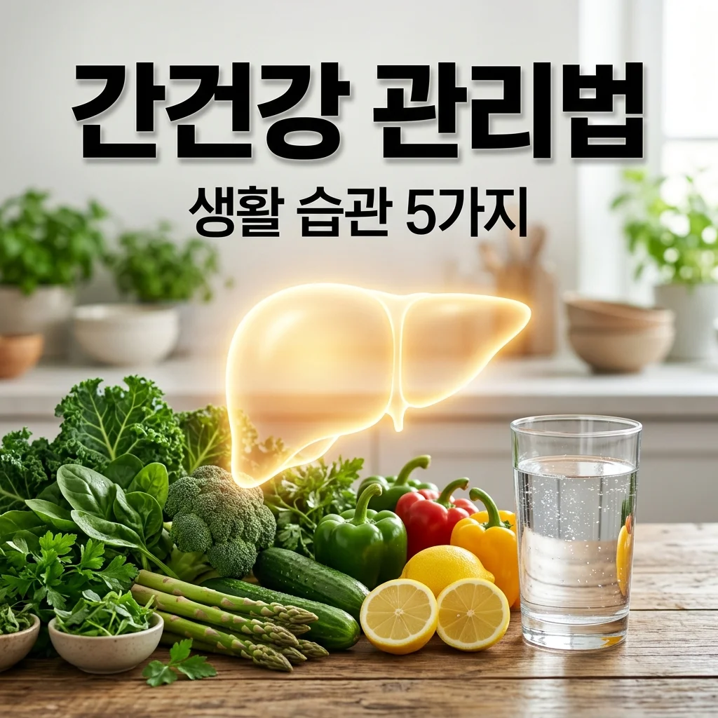 간수치 높을 때 꼭 실천해야 할 생활 관리 방법 5가지 정리