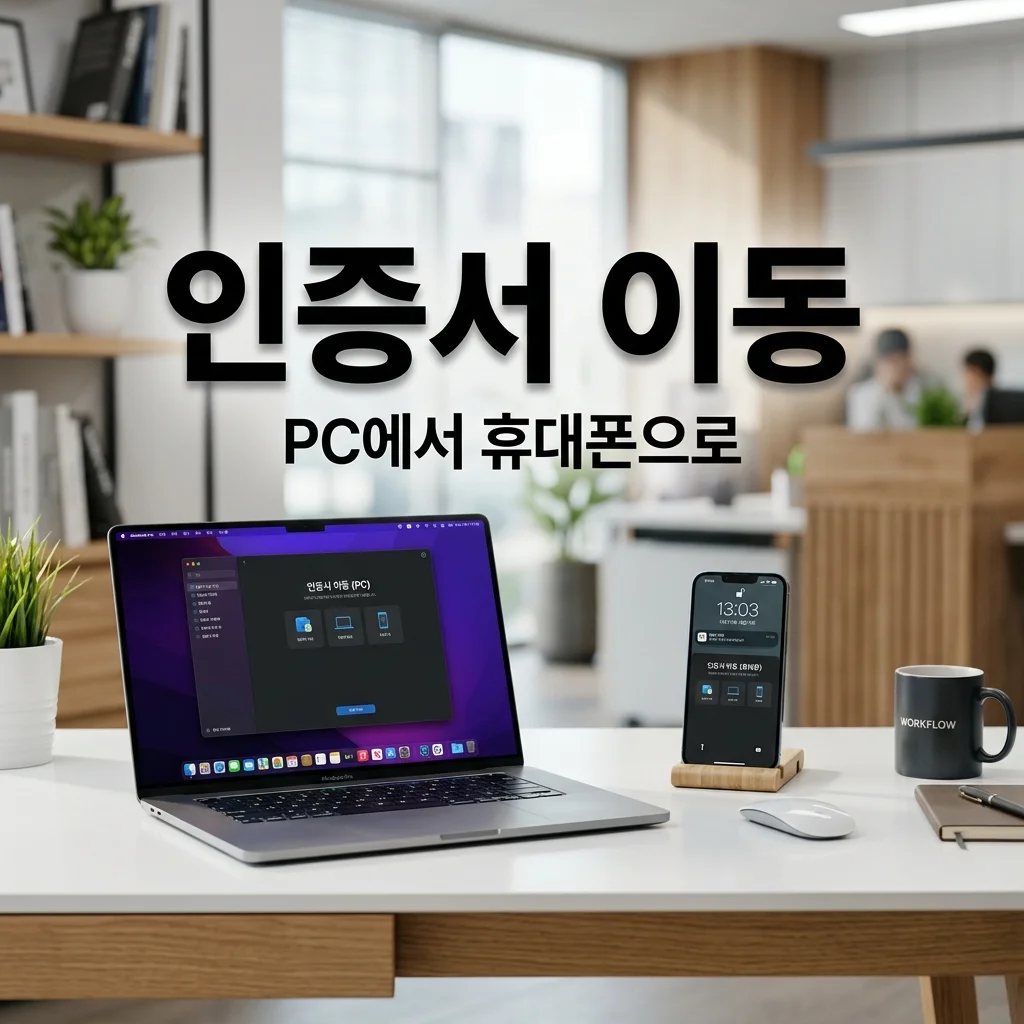 공동인증서 스마트폰 이동 방법 정리: PC에서 휴대폰 복사 1분 완성