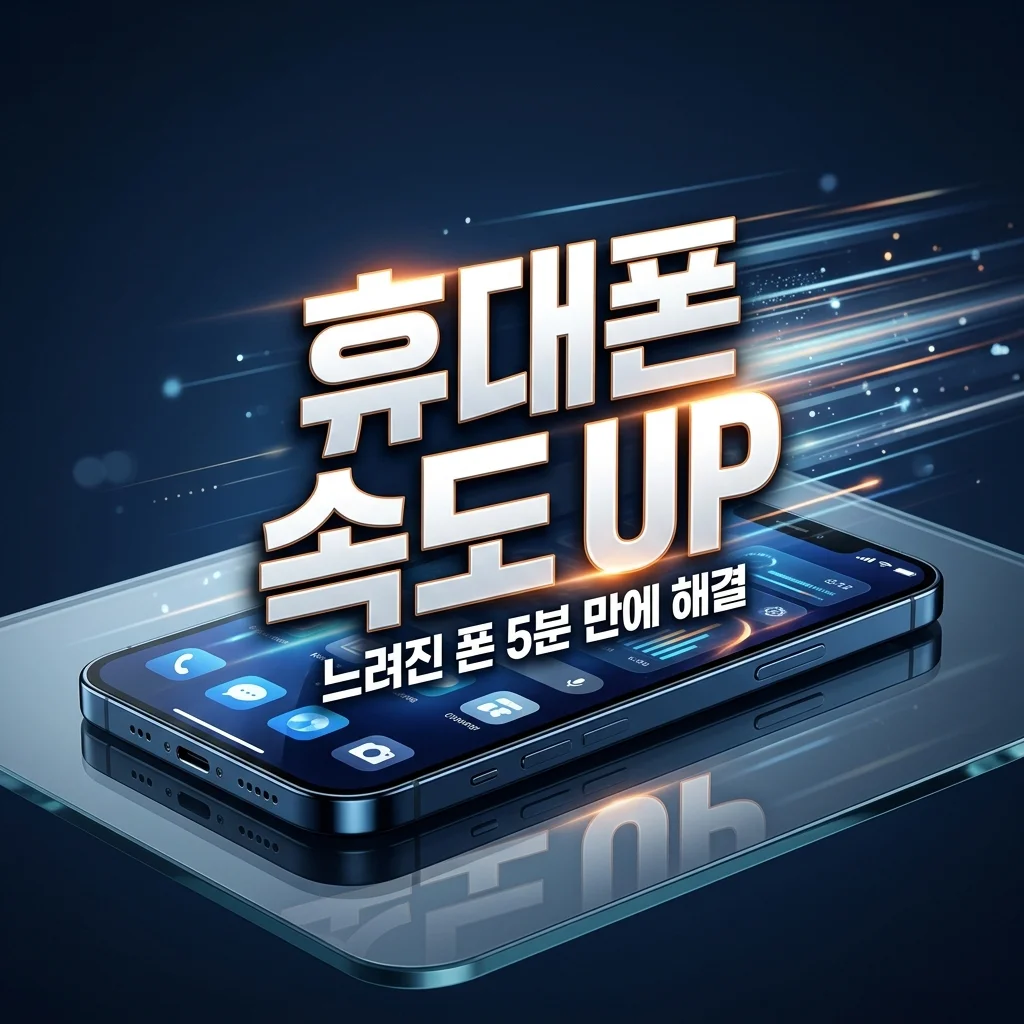 휴대폰 느려졌을 때 속도 바로 높이는 필수 설정 3가지 방법