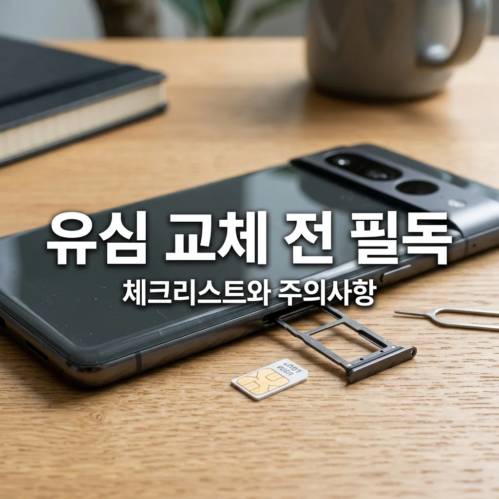 유심 교체 전 꼭 확인해야 할 5가지와 주의사항 총정리
