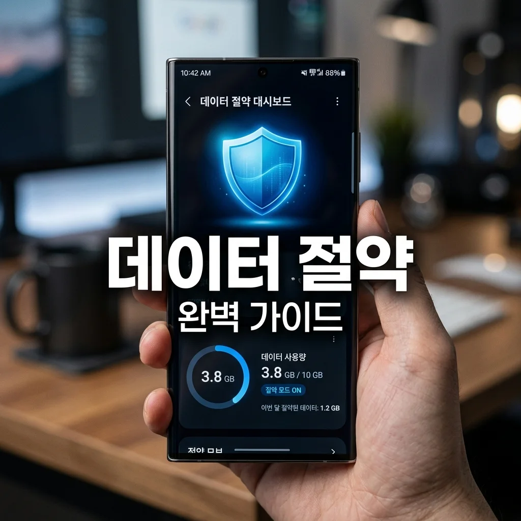 스마트폰 데이터 절약 설정 방법 총정리 (안드로이드 아이폰 공통)
