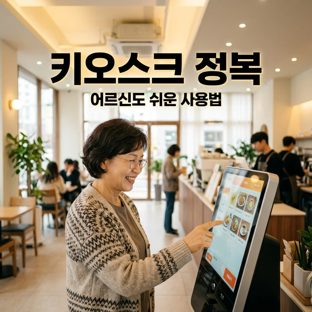 중장년층 키오스크 사용법 처음부터 끝까지 쉽게 배우기