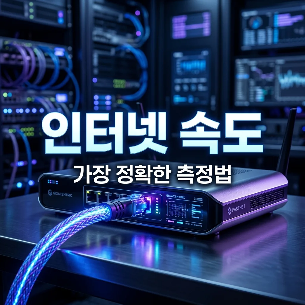 인터넷 속도 측정 가장 정확한 방법과 추천 사이트 가이드