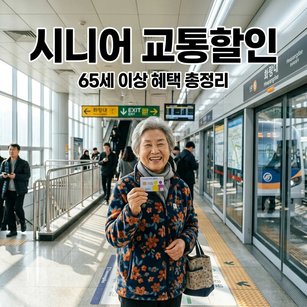 시니어 교통 할인 혜택 총정리 지하철 KTX 항공권 할인 방법