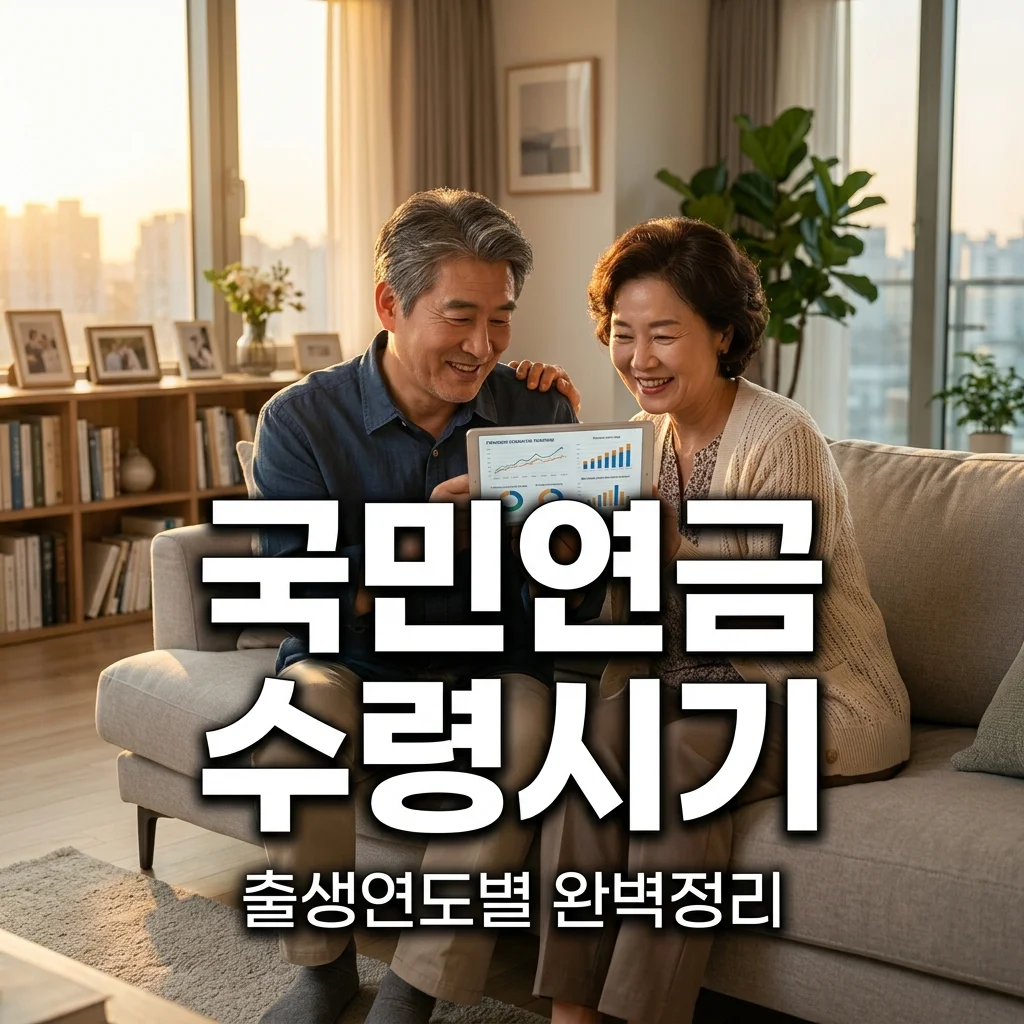국민연금 수령 시기 출생연도별 총정리 및 중장년 필독 가이드