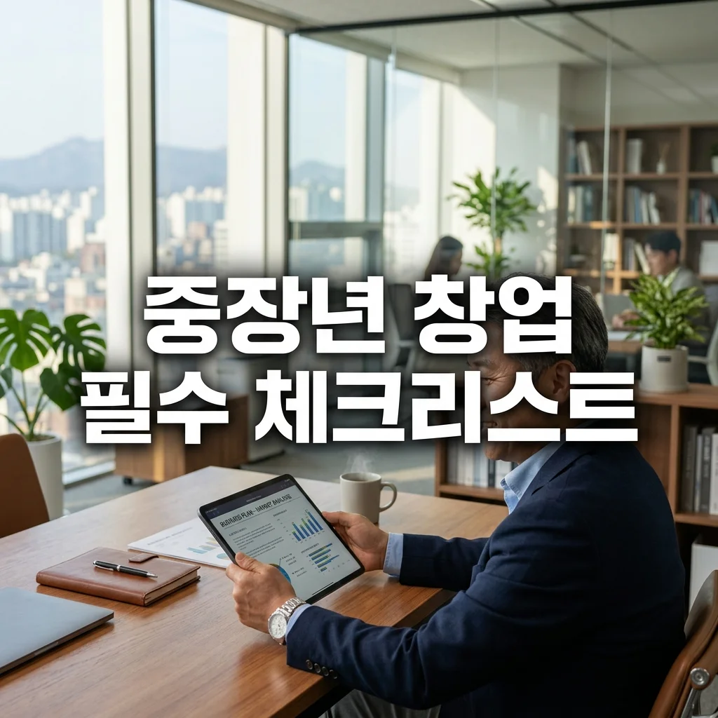 중장년 창업 전 꼭 확인해야 할 핵심 사항 5가지와 지원금 정보