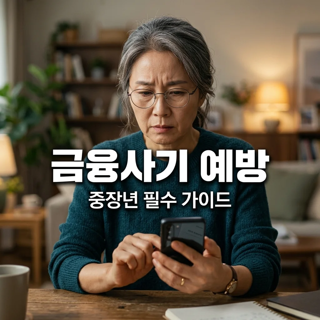 중장년 디지털 금융 사기 예방법 및 보이스피싱 방지 수칙 정리