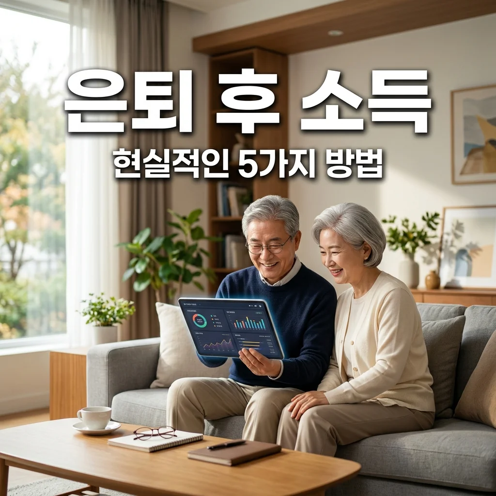 은퇴 후 소득 만들기 현실적인 방법 5가지와 노후 준비 가이드
