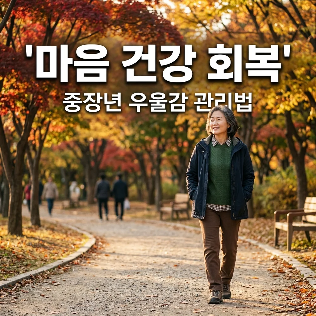 중장년 우울감 관리 방법과 마음 건강 회복을 위한 현실적인 루틴 정리