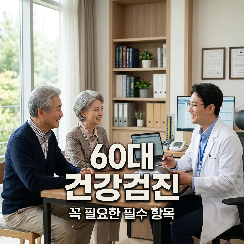 60대 건강검진 꼭 필요한 항목 및 필수 체크리스트 정리
