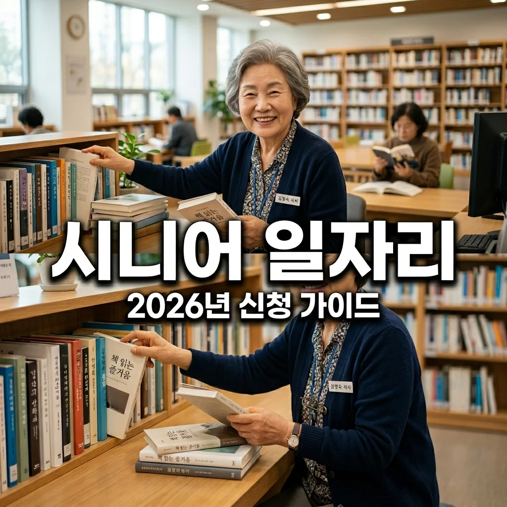 2026 시니어 일자리 신청 가능한 곳 및 조건 급여 총정리