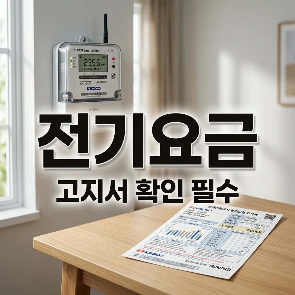 이번 달 전기요금 고지서 보고 놀라는 이유와 절약 방법 정리