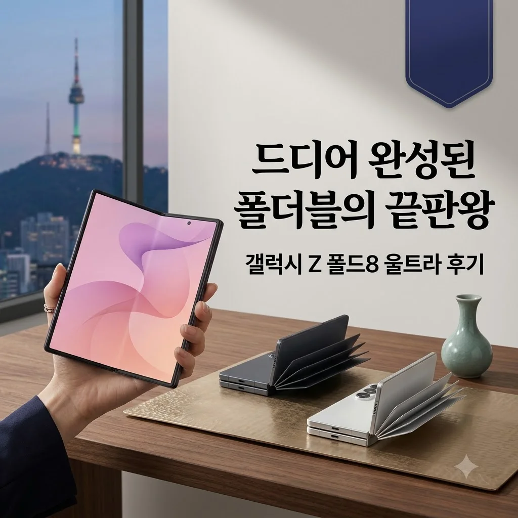 갤럭시 Z 폴드8 울트라 SM-F976N 후기, 드디어 완성된 폴더블의 끝판왕