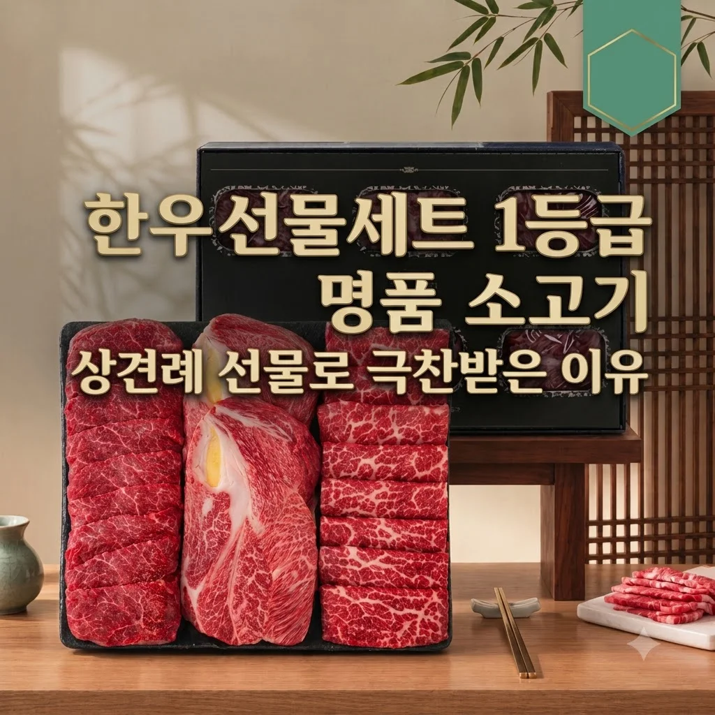 한우선물세트 1등급 소고기 명품 구이용, 상견례 선물로 극찬받은 이유