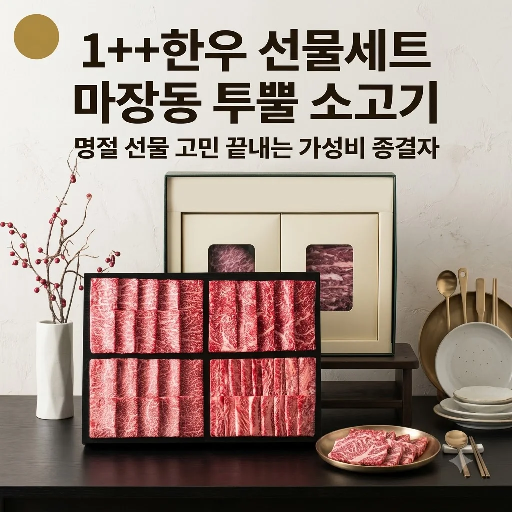 1++한우 선물세트 마장동 투뿔 소고기, 명절 선물 고민 끝내는 가성비 종결자