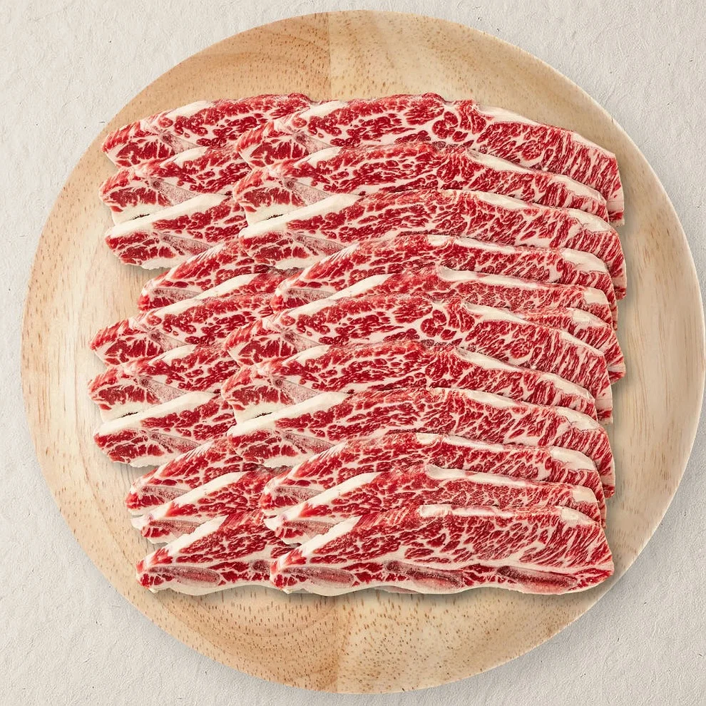 [새벽배송] 선물포장 추석 명절 생 LA갈비 선물 세트 꽃갈비 소갈비 소고기 3kg, 1개 [원산지:미국] 상세 이미지 3