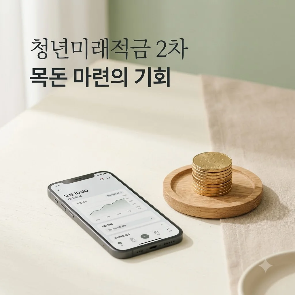 청년미래적금 2차 신청 조건 및 방법: 1,200만원 목돈 만들기 완벽 가이드