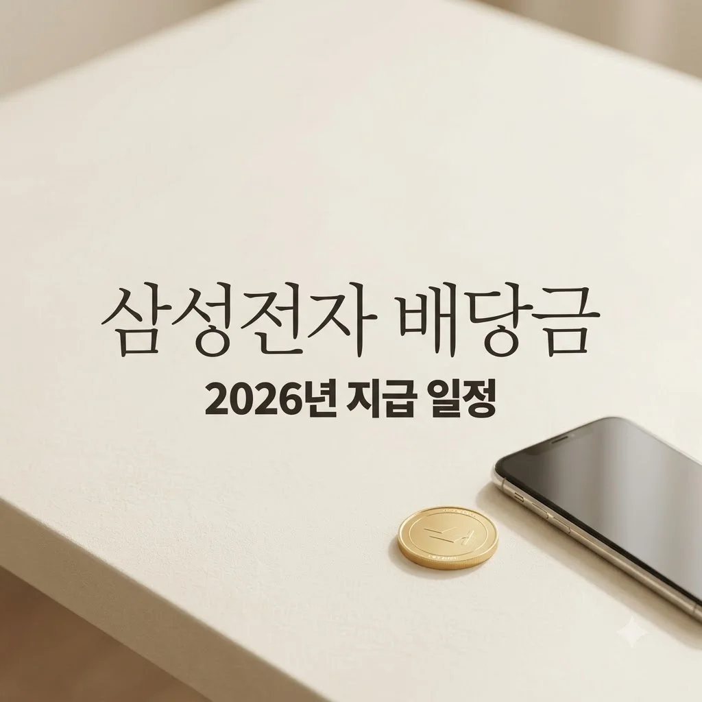 삼성전자 배당금 지급일 및 조회 방법 (2026년 최신 가이드)